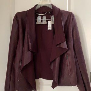 White house Black swing Jacket, (M) Medium Cabernet
